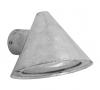 CUCHARA Cone Surface Mounted Wall Light Galvanized Iron IP44